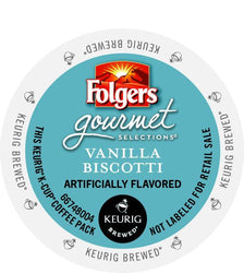 Folgers Vanilla Biscotti K-Cup® Pods 24ct Box