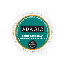 Adagio House Blend Decaf K-Cup Pods 24ct