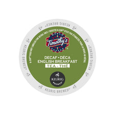 Timothy's Decaffeinated English Breakfast Tea K-Cup Pods 24ct