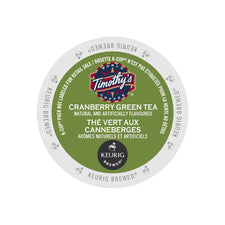 Timothy's Cranberry Green Tea K-Cup Pods 24ct